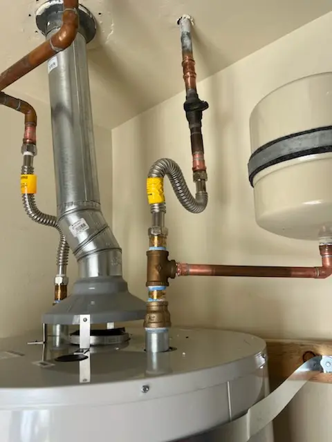 Water heater installation and plumbing repair in Chubbuck